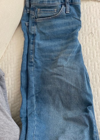 Kadın Mavi Denim Normal Boy Fermuarlı Jean - Görsel 4