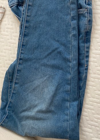 Kadın Mavi Denim Normal Boy Fermuarlı Jean - Görsel 2