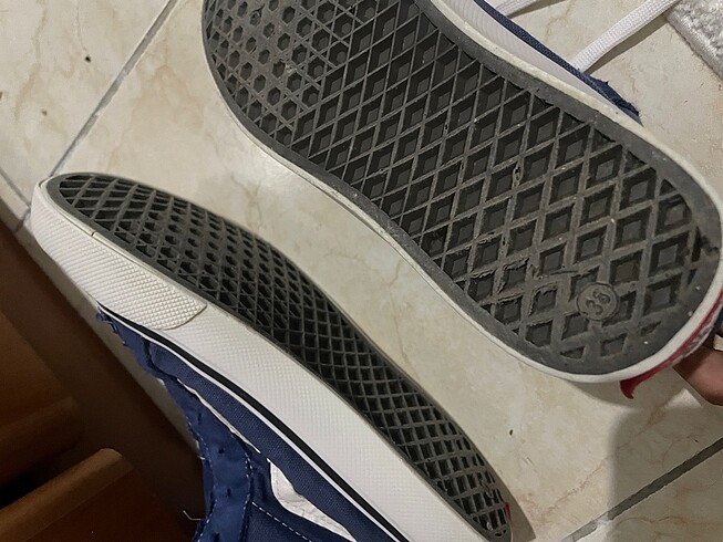 38 Beden Lacivert Bilekli Vans Spor Ayakkabı
