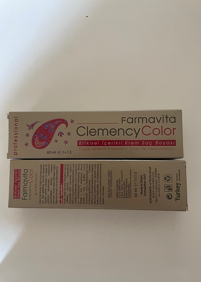 Kızıl Saç Boyası Nar Kırmızısı Bitkisel Saç boyası - Görsel 2