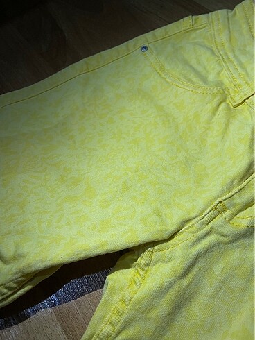 Açık sarı kapri pantolon - Görsel 2