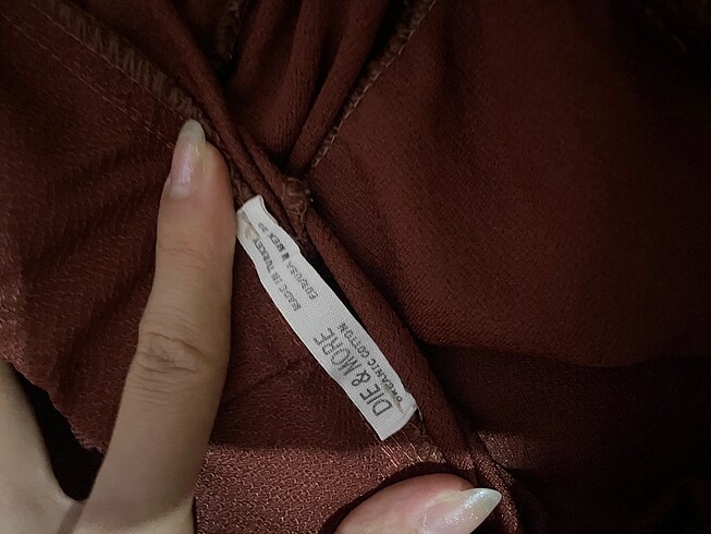 Kapri bol alt kızıl kahve - Görsel 5