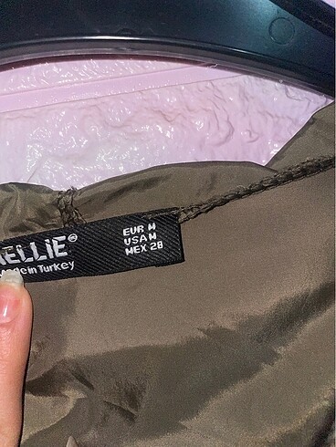 Yağmurluk ince ceket fermuarlı beli lastikli orta boy kapüşonlu  - Görsel 3