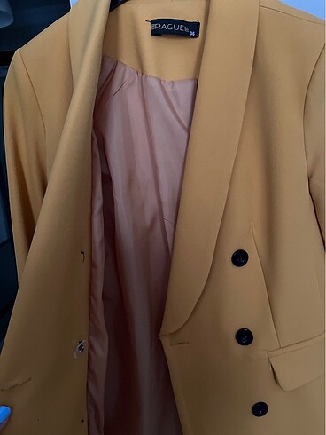 36 Beden turuncu Renk Blazer ceket