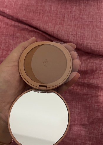 Bej Pudra Kompakt Makyaj - Görsel 3