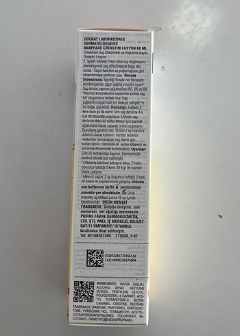 Ducray Anaphase Saç Dökülmesi Önleyici Losyon 60 ml - Görsel 2