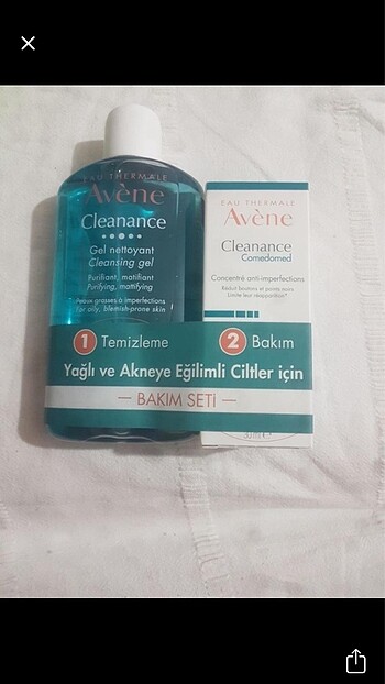 Avene yüz yıkama jeli + krem hediyeli