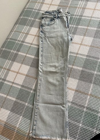 Taşlı Salaş Kadın Jean - Görsel 2