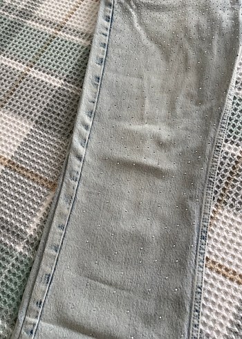 Taşlı Salaş Kadın Jean - Görsel 3