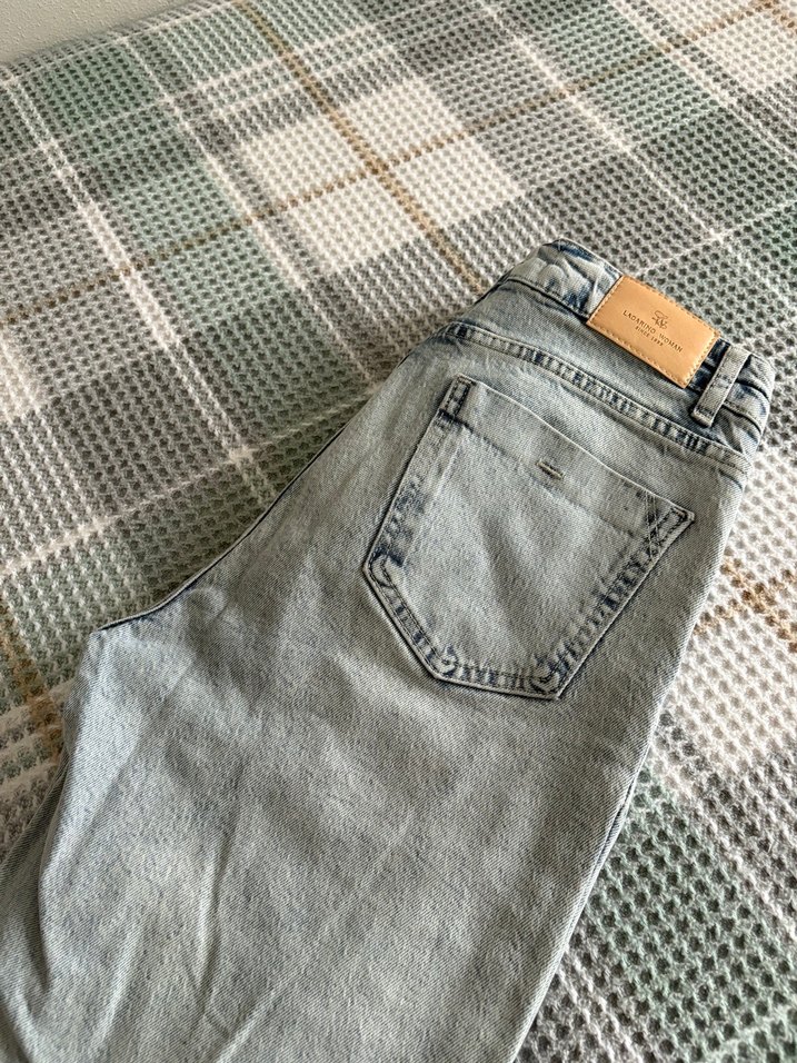 Taşlı Salaş Kadın Jean - Görsel 4