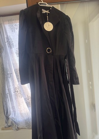 Siyah Kuşaklı Uzun abiye - Görsel 2