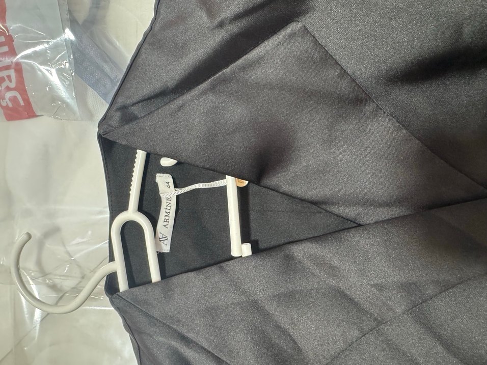 Siyah Kuşaklı Uzun abiye - Görsel 4