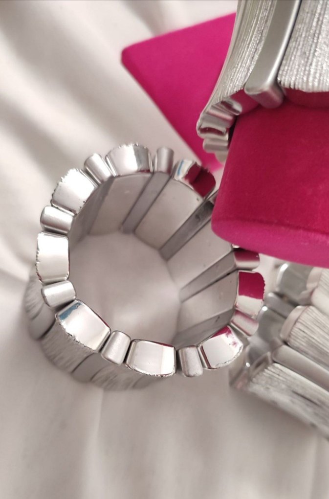 gümüş renk Kadın Bileklik - Görsel 2