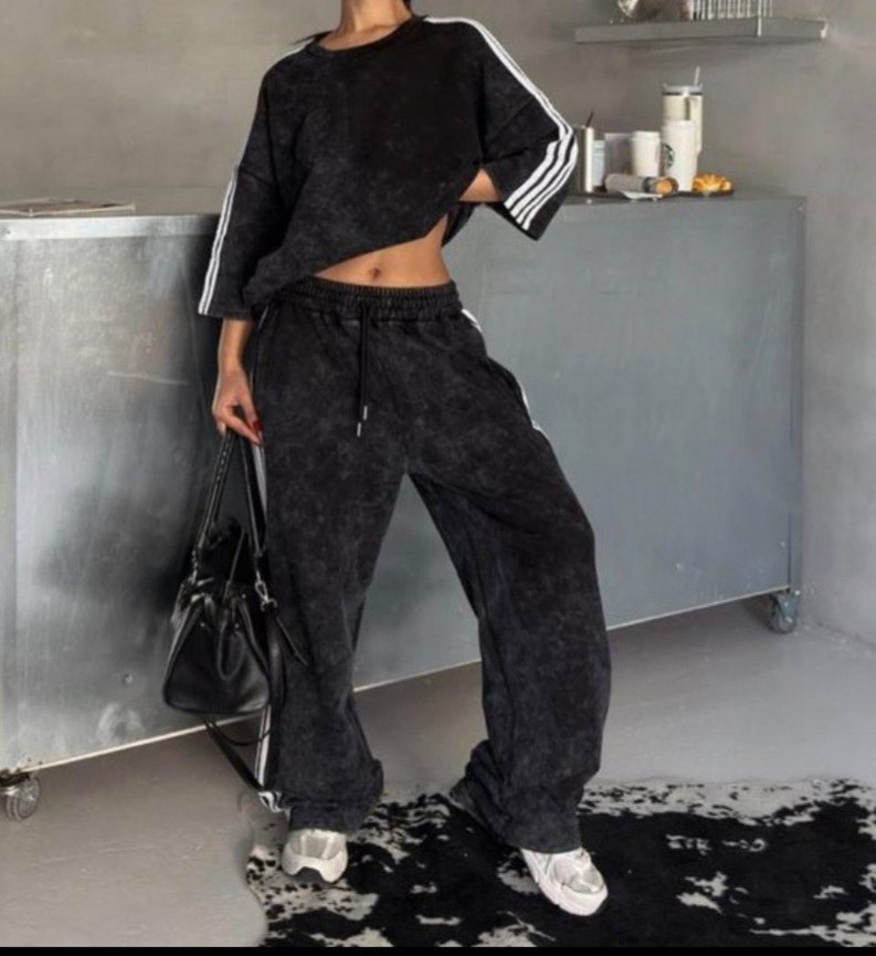 takım antrasit overise eşortman - Görsel 2