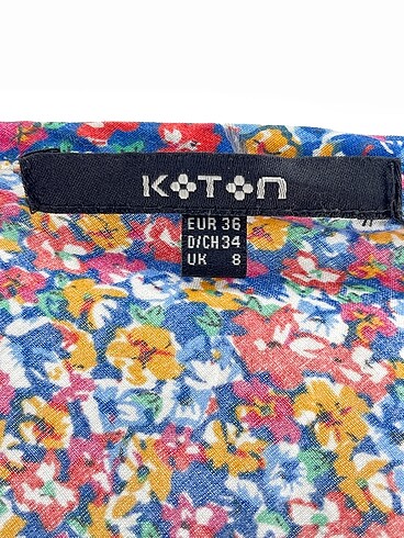 36 Beden çeşitli Renk Koton Kısa Elbise %70 İndirimli.