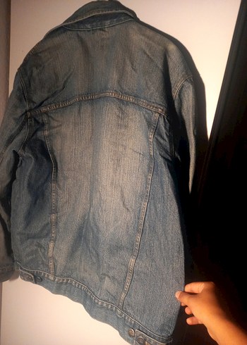 xl Beden gri Renk Gri Düğmeli Kadın Denim Ceket
