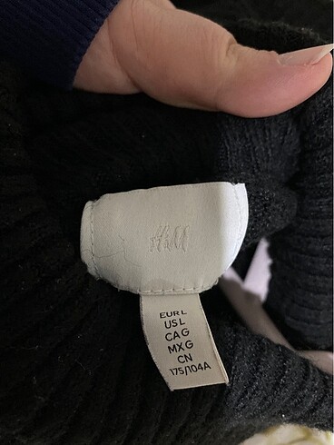 H&M Balıkçı yaka boğazlı kazak