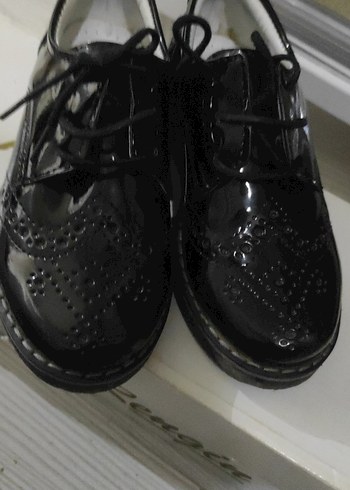 Parlak Siyah Erkek Çocuk Özel Ayakkabı - Görsel 5