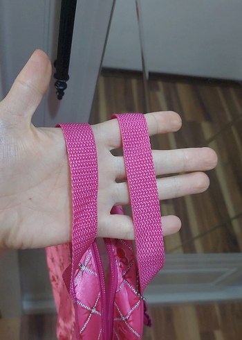 Barbie Desenli Pembe Çocuk El Çantası - Görsel 5