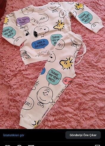 Zara SNOPY takım