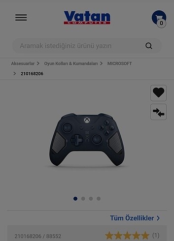  Beden MICROSOFT XBOX ONE WIRELESS OYUN KUMANDA PATROL TECH Xbox konsol