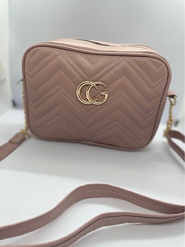 CG çapraz model çanta pembe