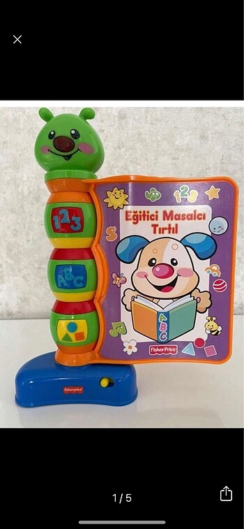 Fisher price akıllı sesli tırtıl kitap