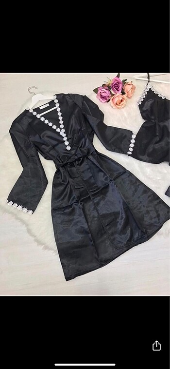 s Beden siyah Renk Pijama takımı