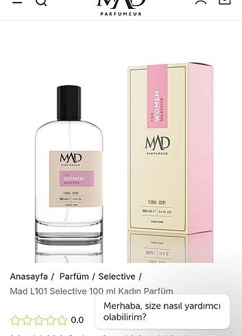 MAD L101 KADIN PARFÜMÜ/ Lancome Idole muadili 