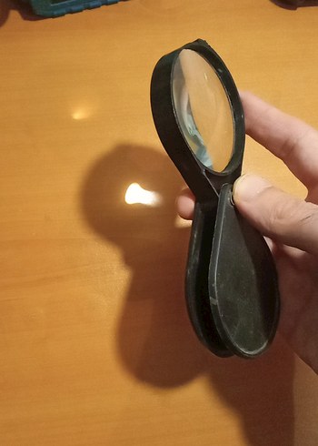 Bej Katlanabilir El Büyüteci - Görsel 3