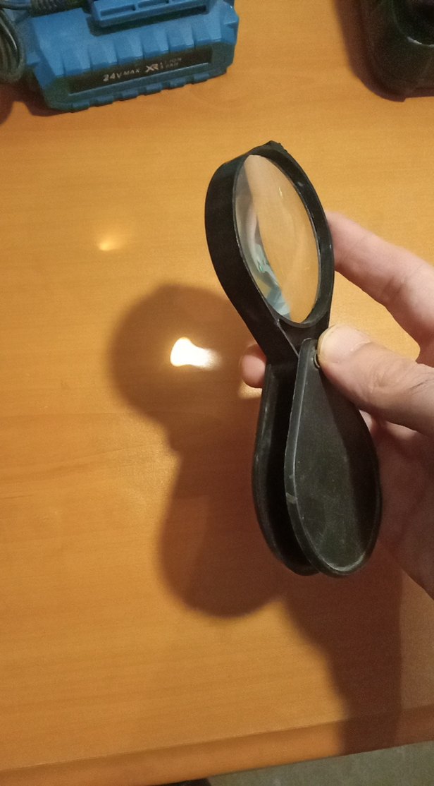 Bej Katlanabilir El Büyüteci - Görsel 3