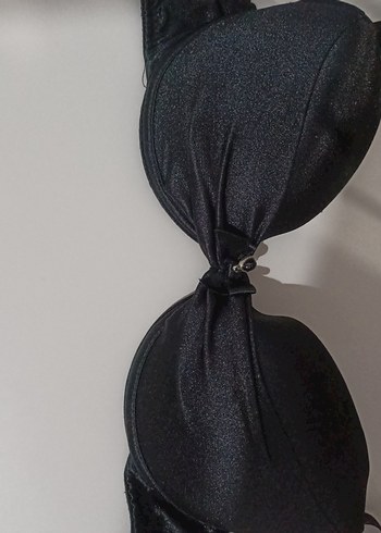 Siyah Gotik Midi Sütyen 75 B - Görsel 2