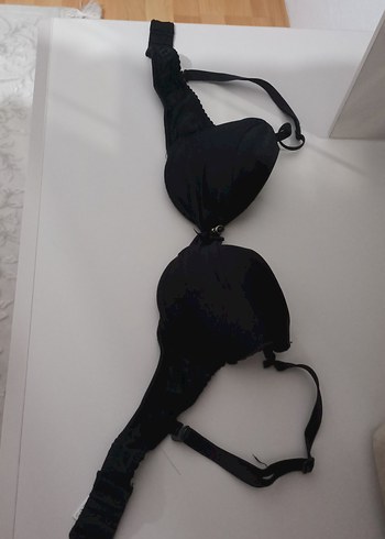 Siyah Gotik Midi Sütyen 75 B - Görsel 3