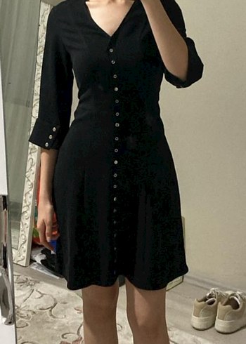 Siyah mini Elbise - Görsel 2