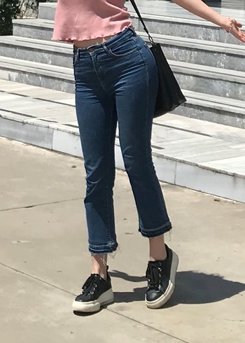 Zara crop jean - Görsel 3