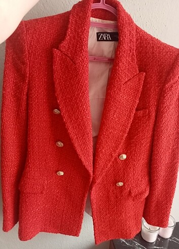 ORJİNAL ZARA TÜVİT CEKET