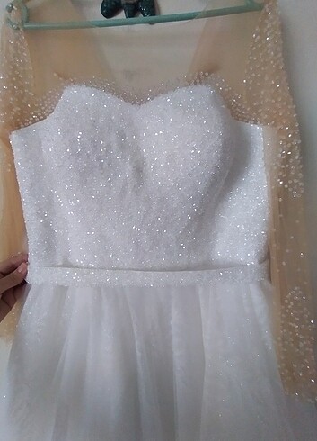 Gelinlik Gelinlik beyaz çok güzel bir elbise 