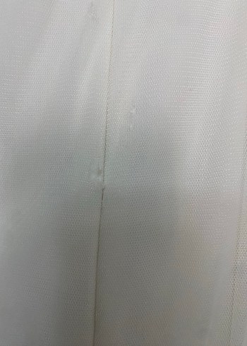 Beyaz tesettür elbise - Görsel 8