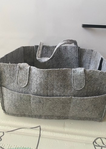 Gri Bebek Çantası Organizeri - Görsel 3