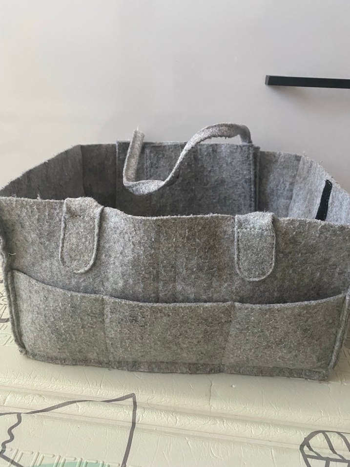 Gri Bebek Çantası Organizeri - Görsel 3