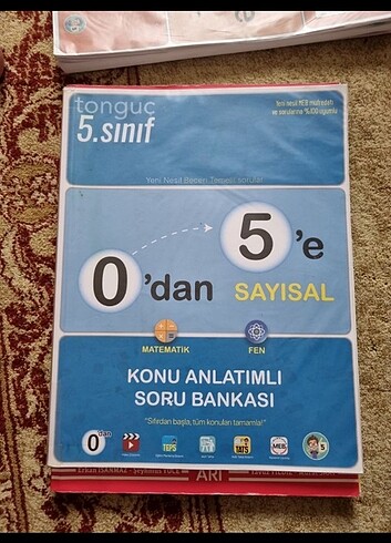 Beden Renk Tonguç 5.sınıf sayısal sözel 0 dan 5 e konu anlatımlı soru banka
