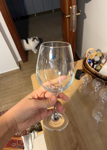 4 Parça Şeffaf Kadeh Seti - Görsel 4