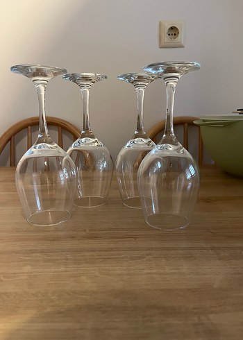 4 Parça Şeffaf Kadeh Seti - Görsel 3