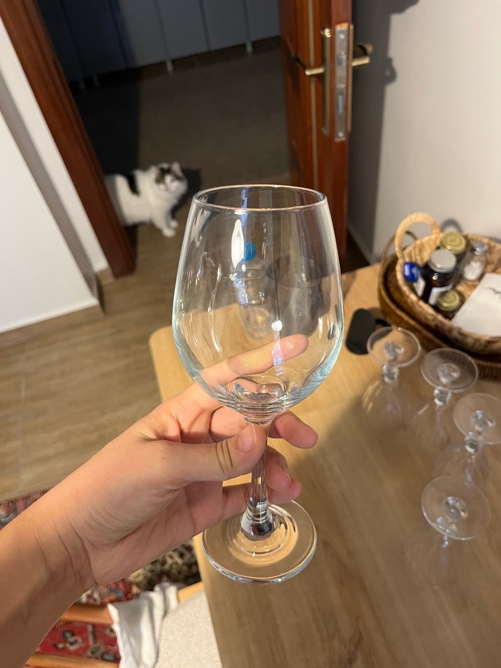 4 Parça Şeffaf Kadeh Seti - Görsel 4