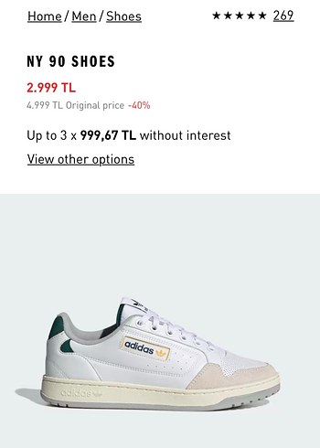 Adidas erkek spor ayakkabı - Görsel 7