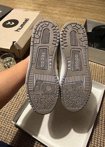 Adidas mor spor ayakkabı - Görsel 6