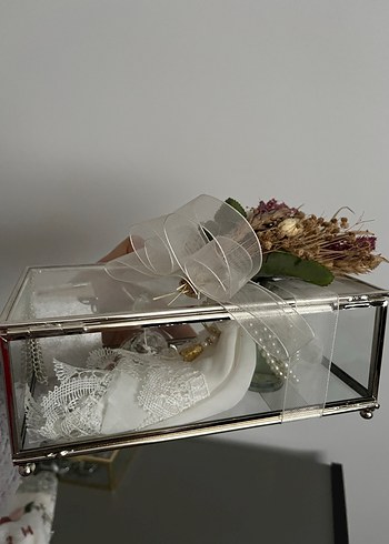 Söz mendili cam kutu - Görsel 2