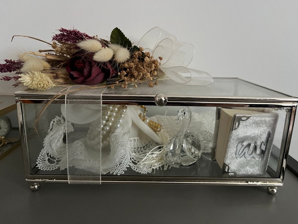 Söz mendili cam kutu - Görsel 5