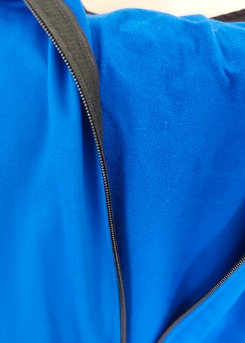 Erkek Çocuk Mavi Fermuarlı Spor Ceket - Görsel 4