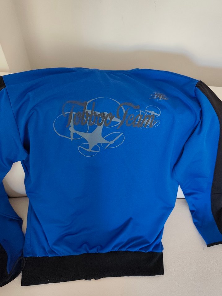 Erkek Çocuk Mavi Fermuarlı Spor Ceket - Görsel 2